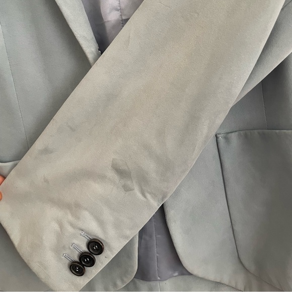 Prada Goat Leather Baby Blue Chore Jacket - Picture 6 of 7